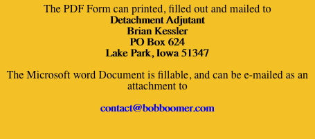 The PDF Form can printed,